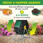18.5 Gallon Small Space Tumbling Composter
