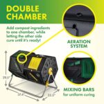 All-Season Dual Chamber Compost Tumbler