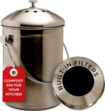 Premium Stainless Steel Kitchen Compost Bin
