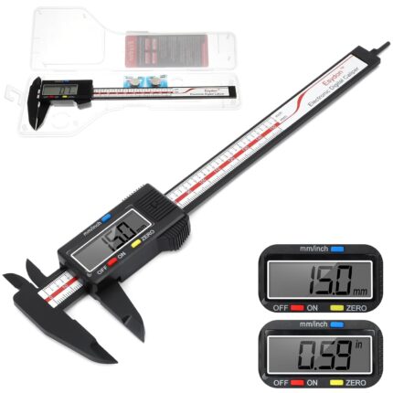 Black Plastic Digital Caliper
