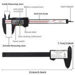 Black Plastic Digital Caliper – photo 6