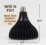 3000K E26 LED Grow Bulb - image 6