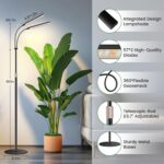 Adjustable Dual-Head LED Floor Grow Lamp - image 2