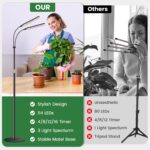 Adjustable Dual-Head LED Floor Grow Lamp - image 3
