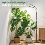 Adjustable Dual-Head LED Floor Grow Lamp - image 6