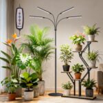 Adjustable Dual-Head LED Floor Grow Lamp - image 9