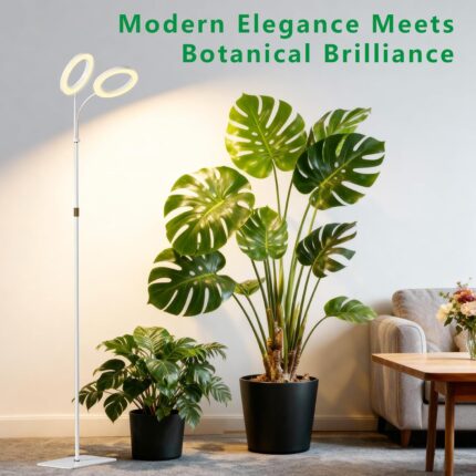 Modern Dual-Head LED Grow Lamp - image 2