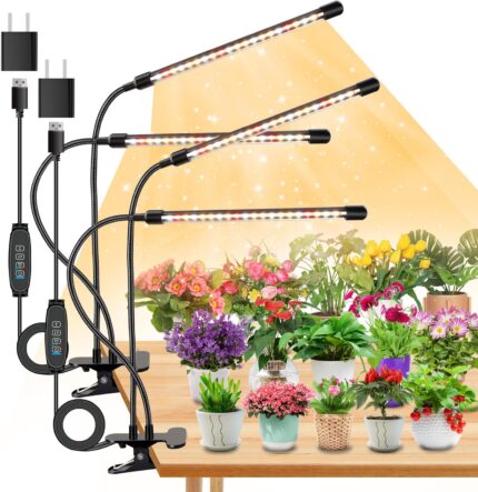 Adjustable Gooseneck Full Spectrum Plant Grow Light