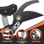 Casa Luxe Ledger SK-5 Steel Bypass Pruning Shears - Hình 5