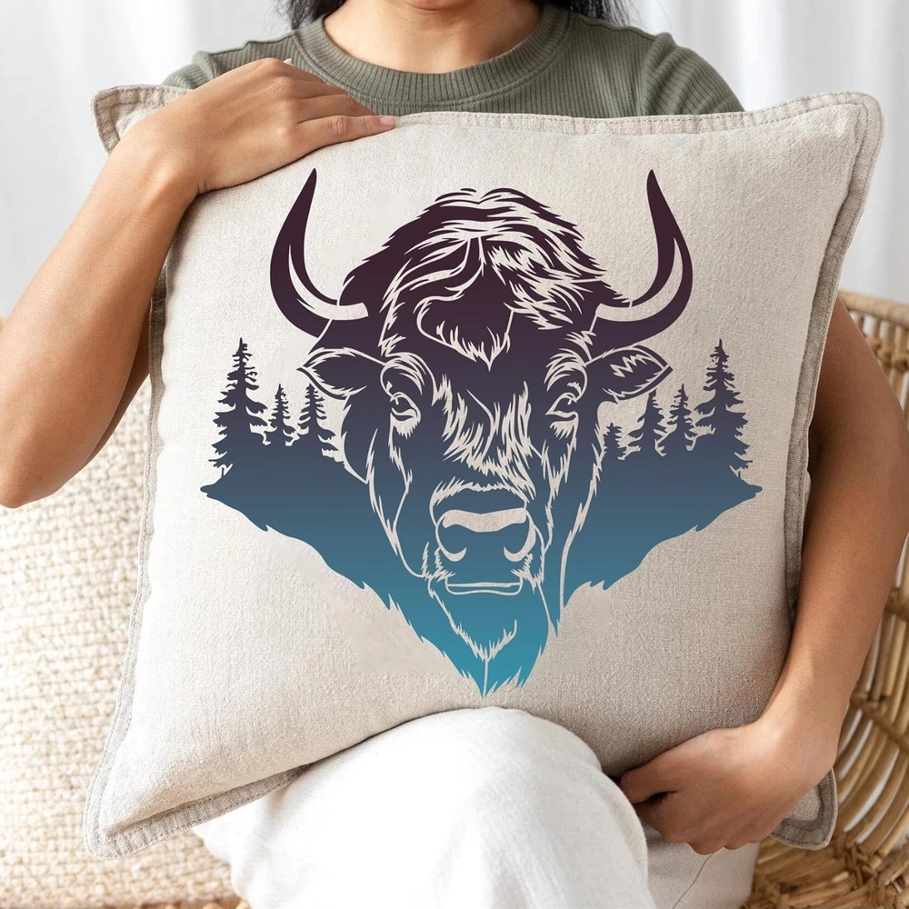 Bison Nature Stencils