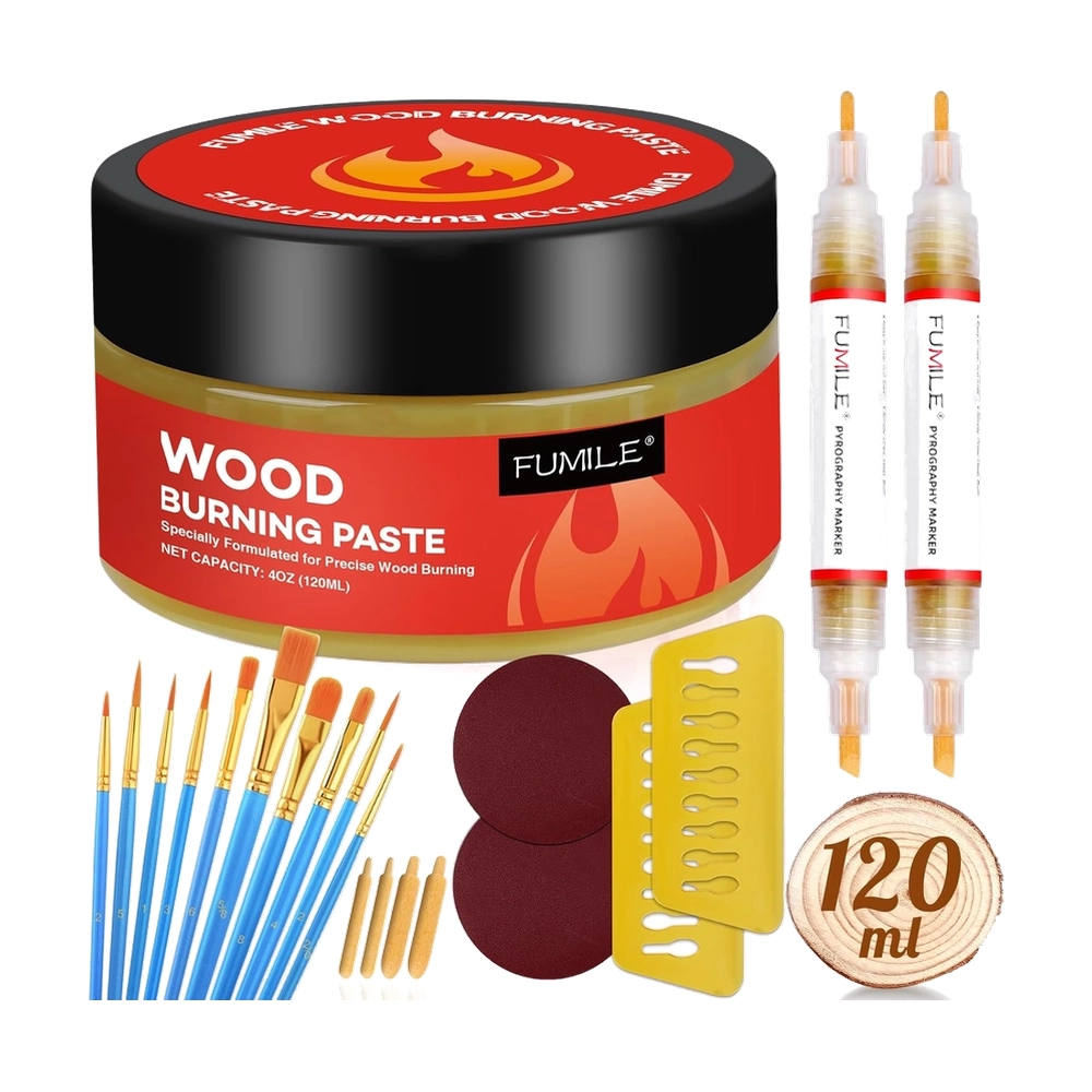 Wood Burning Paste Kit