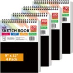 Winner 9x12 Inch Top Spiral Sketchbook