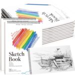 5.5x8.5 Inch Spiral Sketchbooks