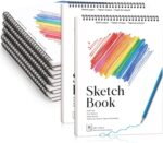5.5x8.5 Inch Spiral Sketchbooks