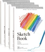 5.5x8.5 Inch Spiral Sketchbooks