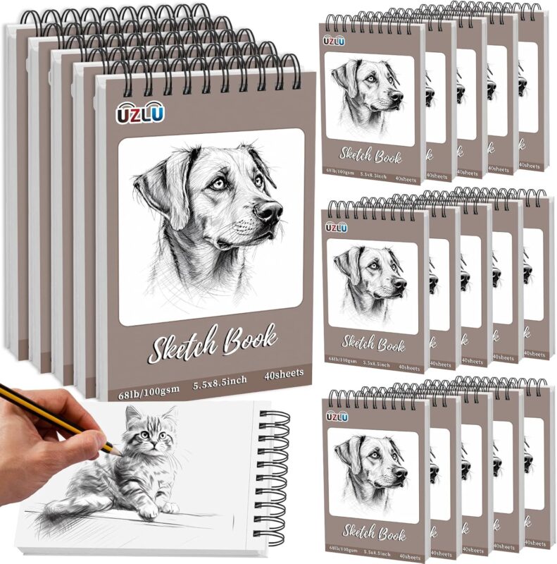 Spiral Bound Sketchbook Set