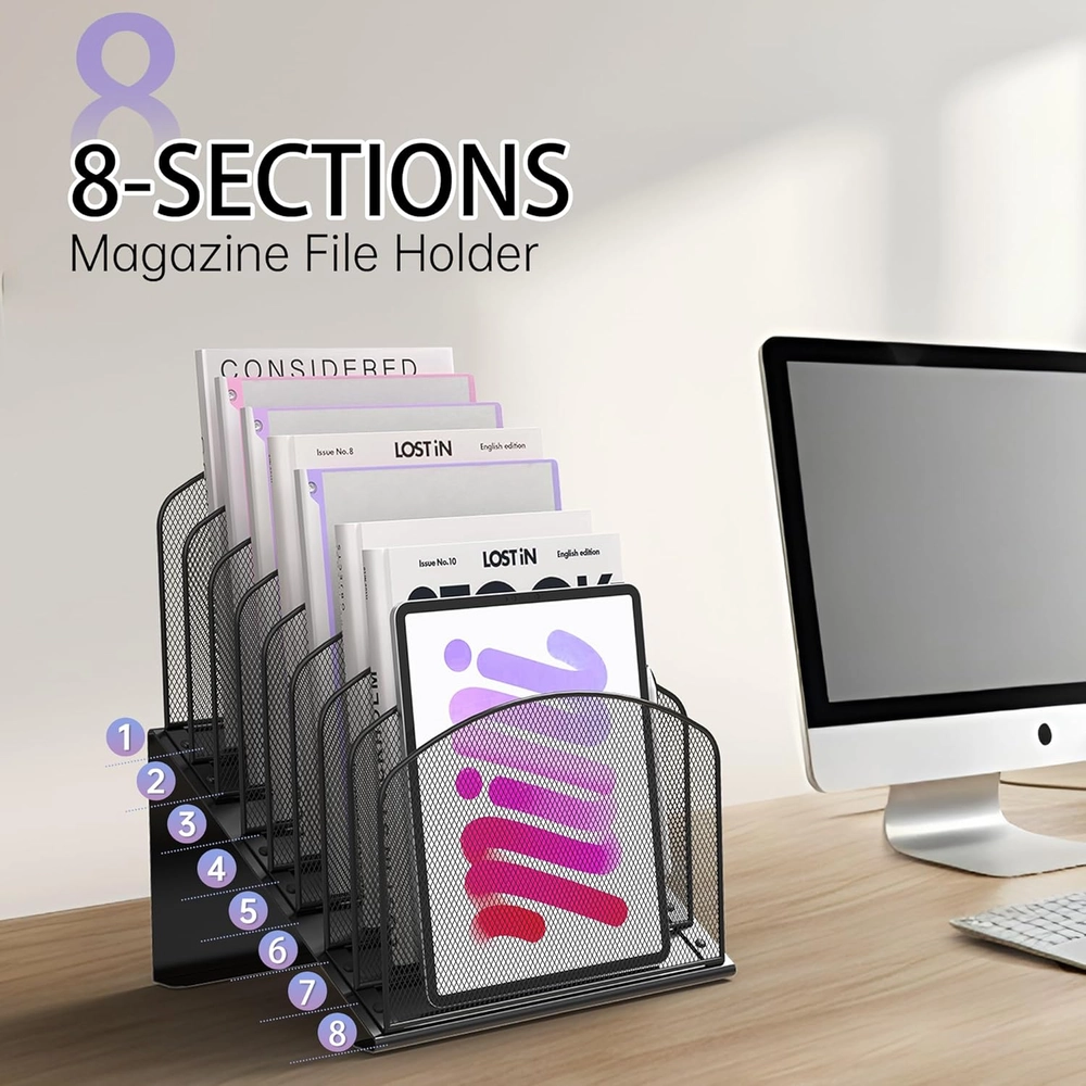 8-Section Mesh File Organizer