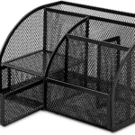 Compact Mesh Desk Organizer