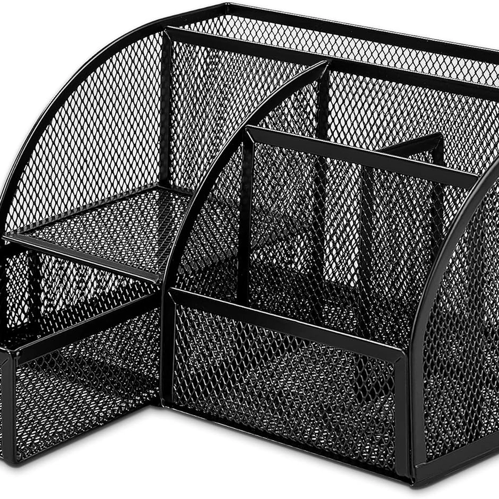 Compact Mesh Desk Organizer