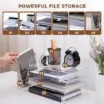Clear Acrylic Desk Organizer
