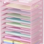 Black Mesh 9-Tier Document Sorter