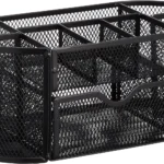 Compact Mesh Desk Organizer