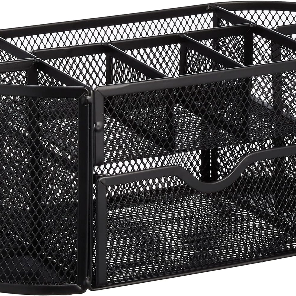 Compact Mesh Desk Organizer