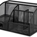 Compact Mesh Desk Organizer