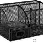 Compact Mesh Desk Organizer