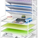 Multi-Tier Mesh Desk File Sorter