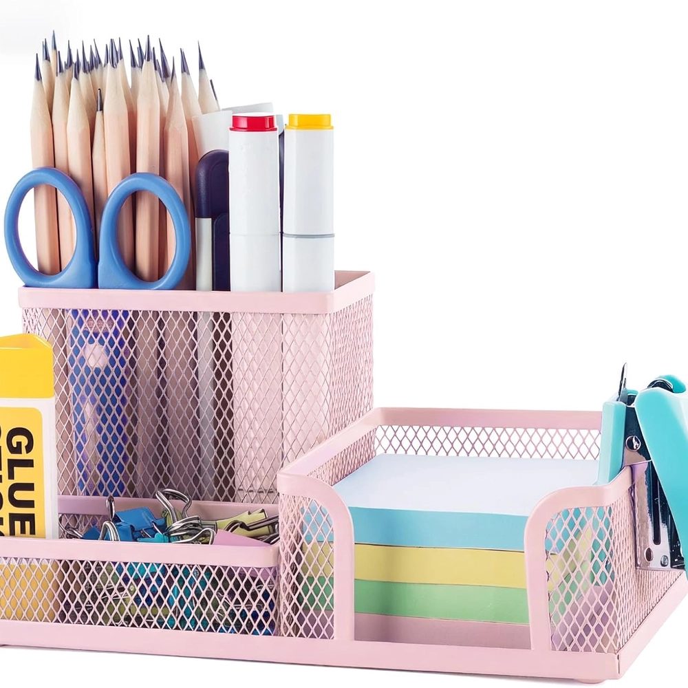 Black Mesh Office Organizer