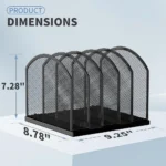 Gawerk Black Mesh File Sorter
