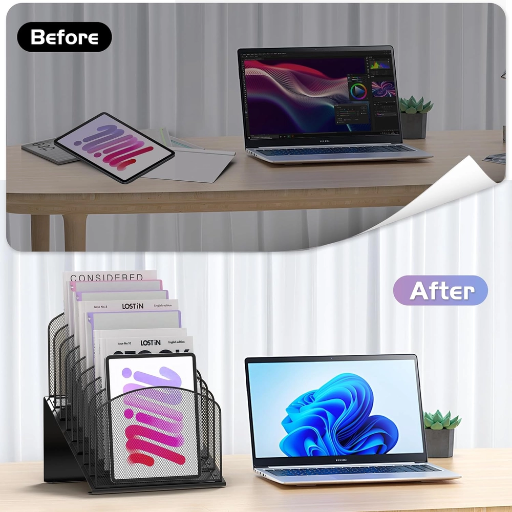 8-Section Mesh File Organizer
