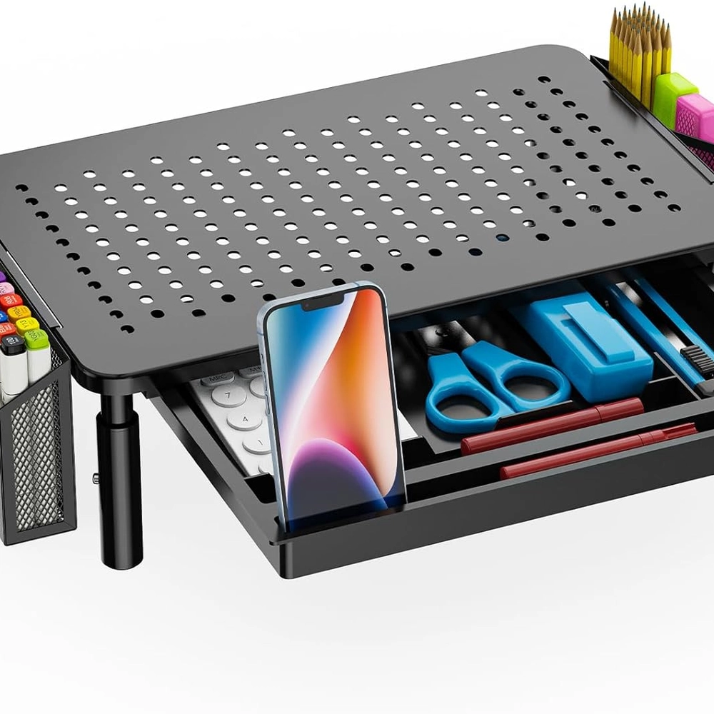 ALI Black Mesh Desk Organizer
