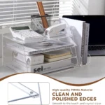 Clear Acrylic Desk Organizer