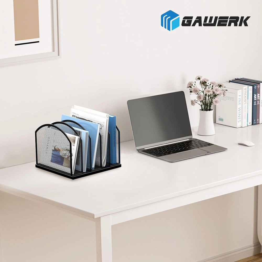 Gawerk Black Mesh File Sorter