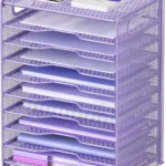 Black Mesh 9-Tier Document Sorter