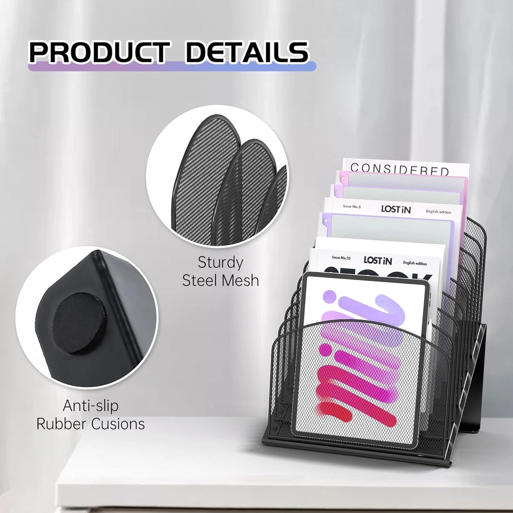 8-Section Mesh File Organizer