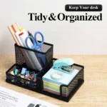 Black Mesh Office Organizer
