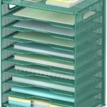 Black Mesh 9-Tier Document Sorter