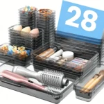 Clear Drawer Organizer Set