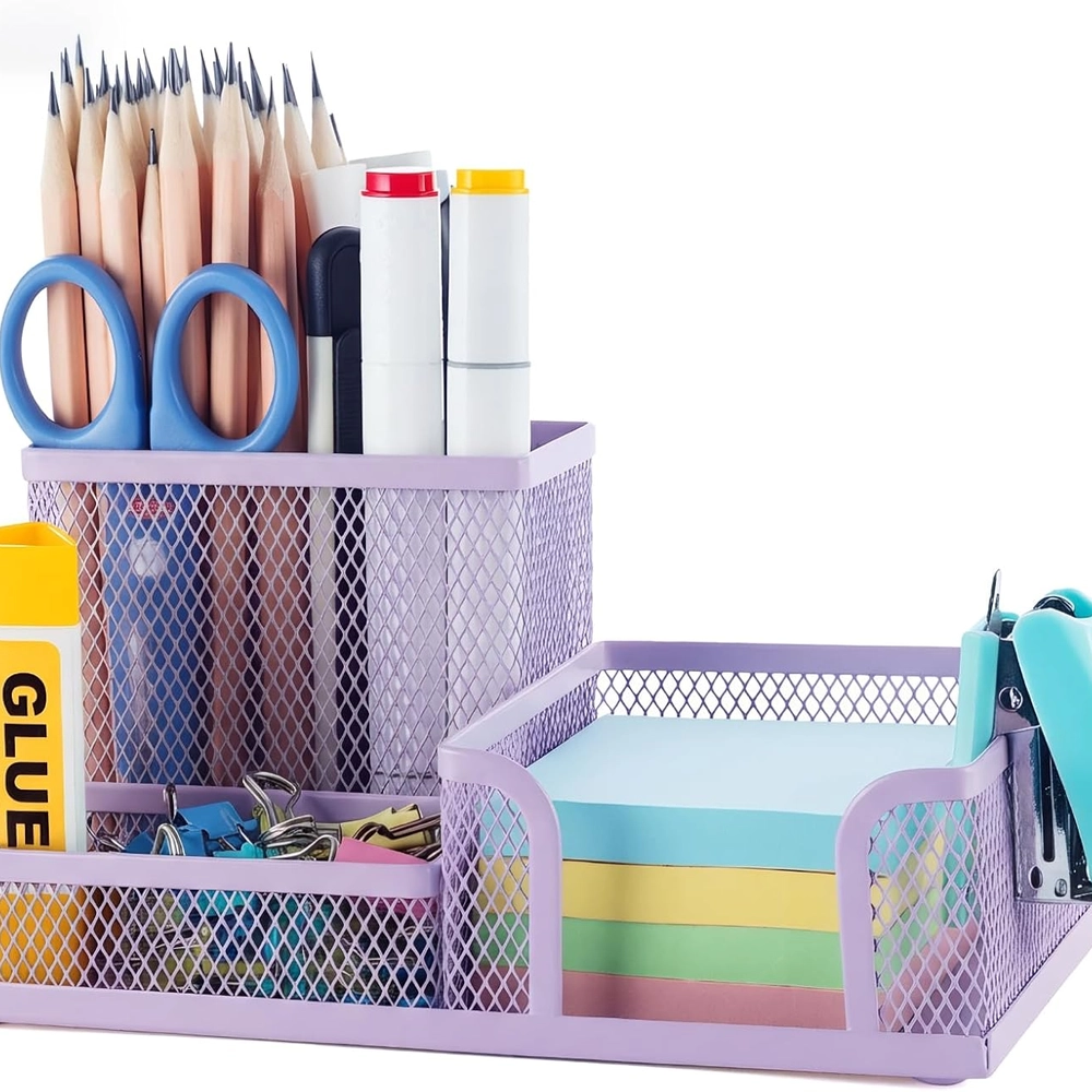 Black Mesh Office Organizer