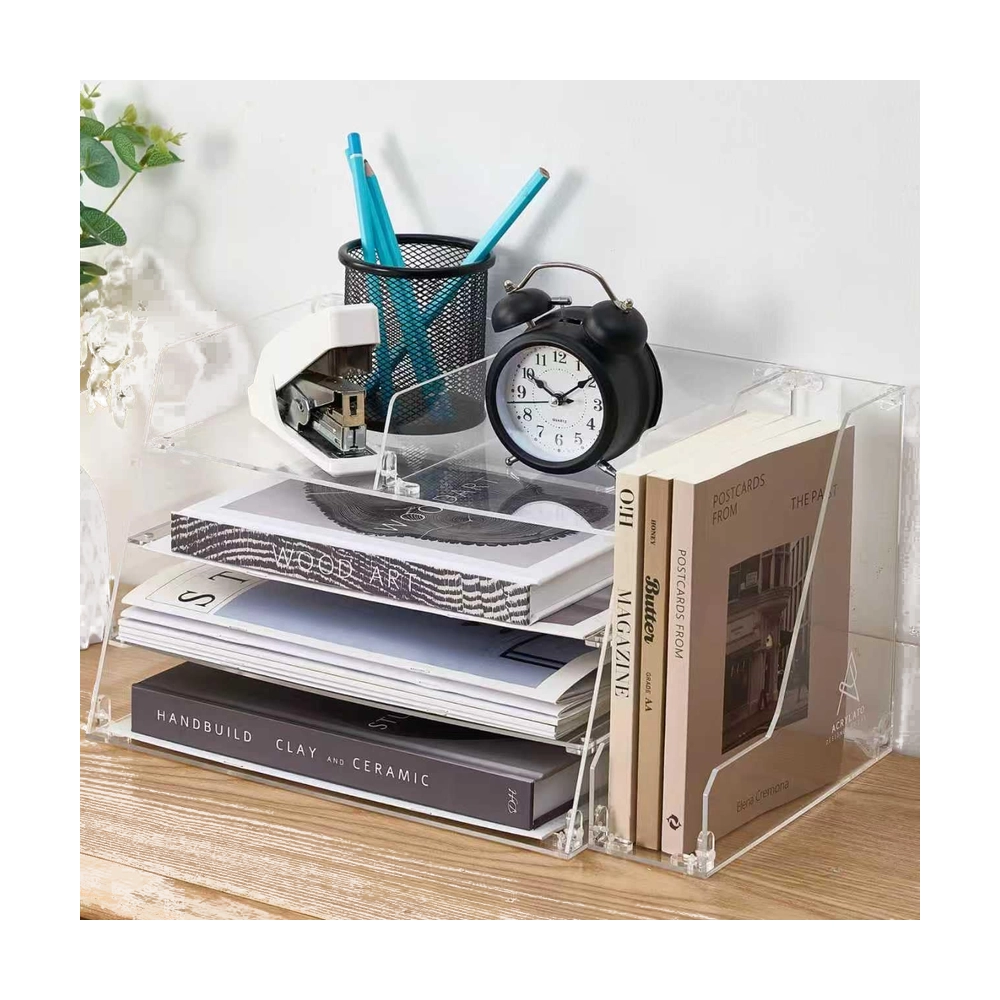 Clear Acrylic Desk Organizer