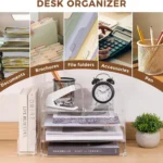 Clear Acrylic Desk Organizer