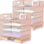 Black Mesh Desk Organizer