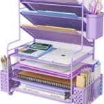 Multi-Tier Mesh Desk File Sorter
