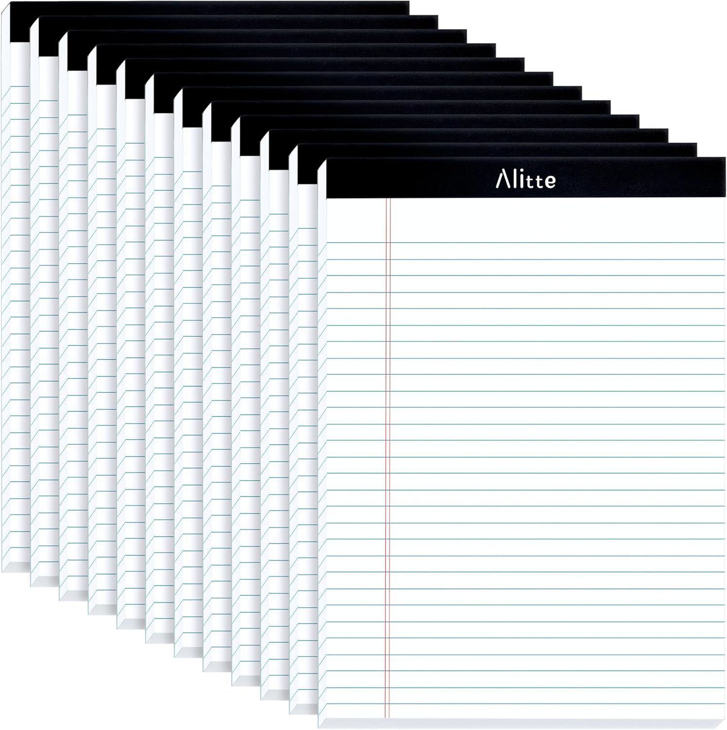 Alitte Legal Pad Notepads - Alitte Legal Pad Ruled Notepads - 12 Pack
