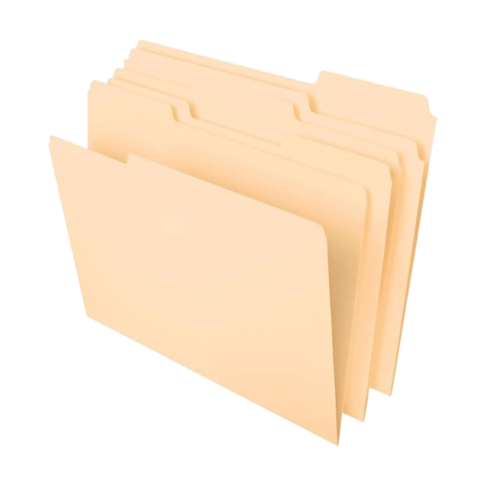 Classic Manila File Folders - Letter Size, 100-Pack