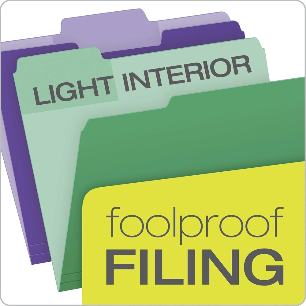 Write 'n' Erase File Folders, Assorted Colors, Letter Size - Image 4