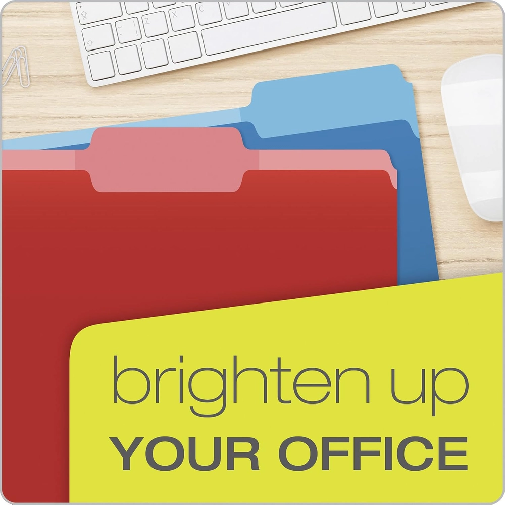 Write 'n' Erase File Folders, Assorted Colors, Letter Size - Image 7